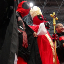 NYCC 2016: Deadpool Punisher and Deadpool Pope