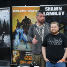 Josh Dahl and Shawn Langley of Rapid City Comic fame.