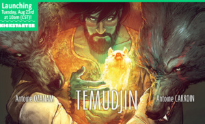 TEMUDJIN Graphic Novel Campaign Launching with Pre-order Exclusives